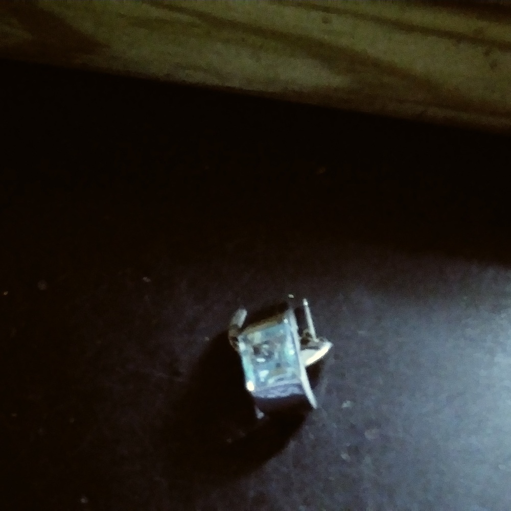 Blue Topaz in silver Earrings